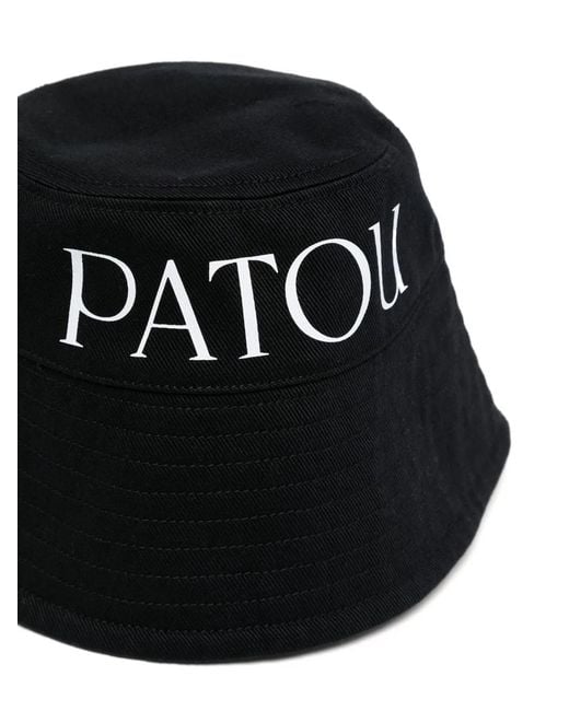 Patou Black Bucket Hat