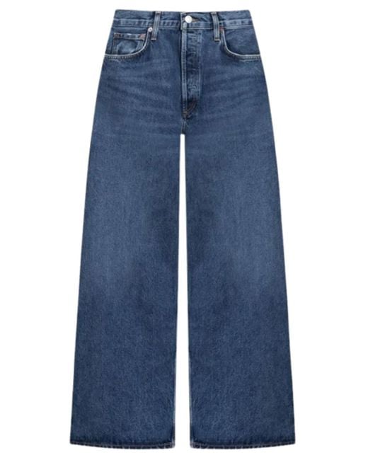 Agolde Blue Cotton Jeans
