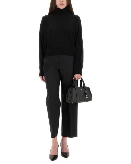 MICHAEL Michael Kors Black Merino Wool Sweater