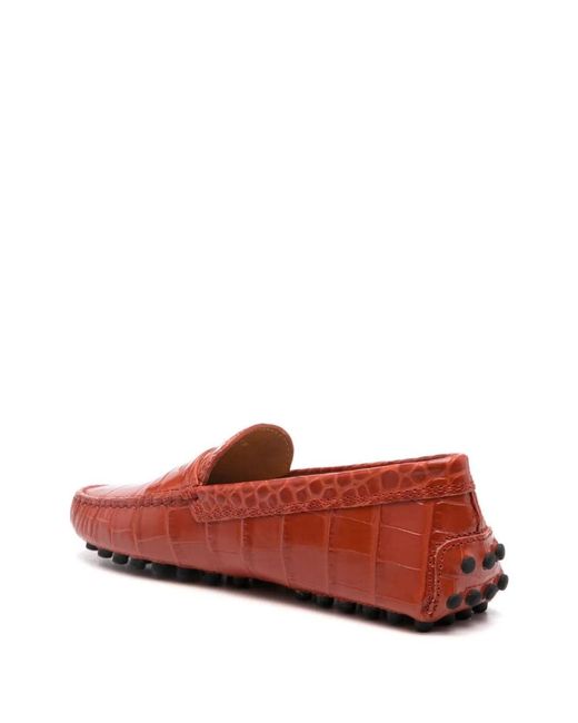 Tod's Red Gommino 22L Mocassino