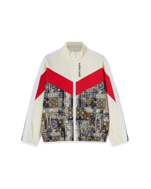 Palm Angels Red Camou Track Jkt