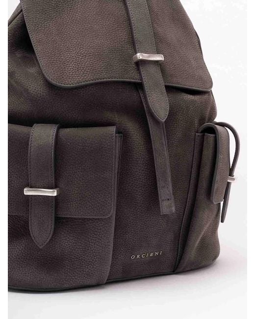 Orciani Gray 'Nabucco' Backpack for men