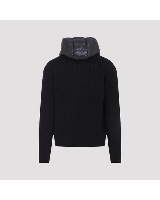 Moncler Black Cardigan for men