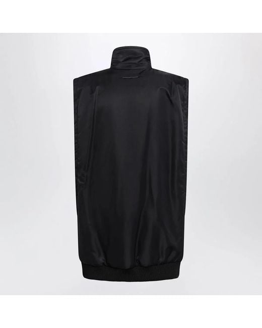 MM6 by Maison Margiela Black Nylon Jacket