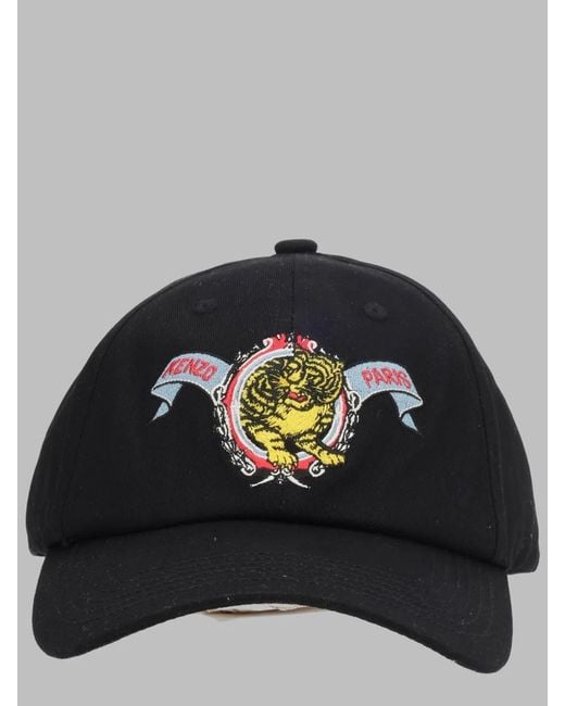 KENZO Black Cotton Cap for men