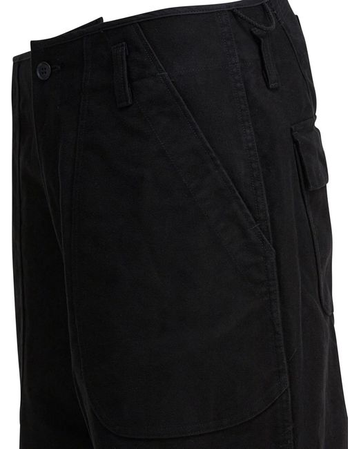 Needles Black "Over" Pants for men