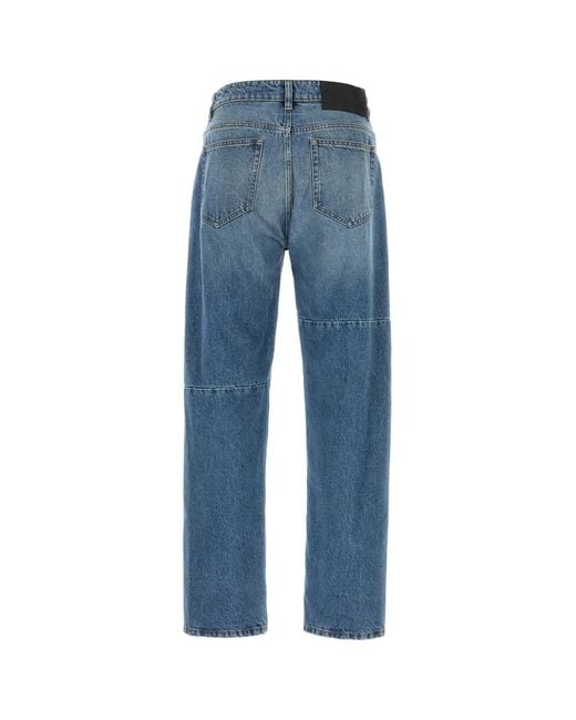 MM6 by Maison Margiela Blue Pants 5 Pockets for men