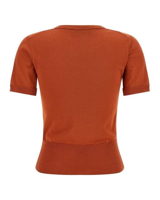 Vivienne Westwood Orange 'Bea' Top