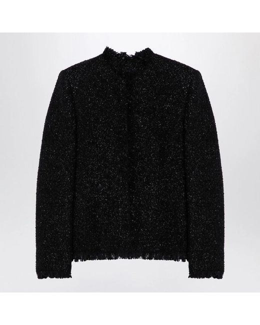 Givenchy Black Tweed And Lurex Jacket