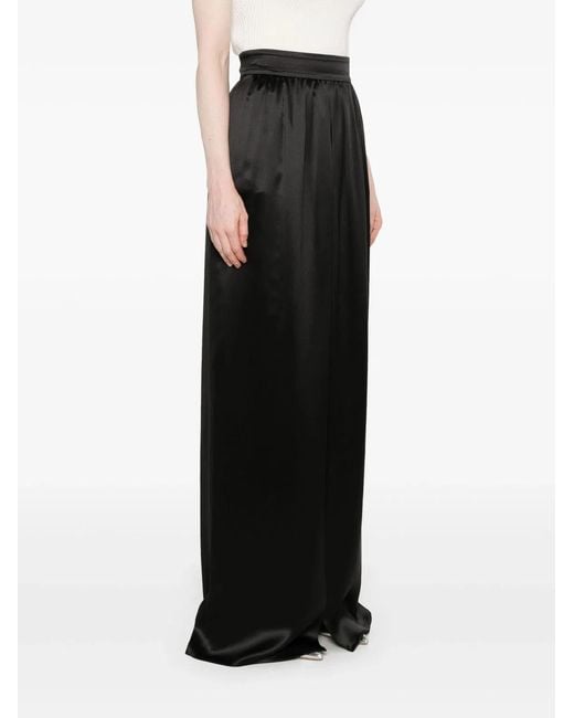 Dolce & Gabbana Black Dolce & Gabbana Viscose Long Skirt