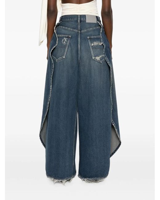 Balenciaga Blue Tulipe Denim Jeans