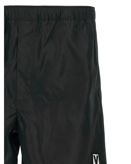 Valentino Garavani Black 'Chez Swimsuit for men