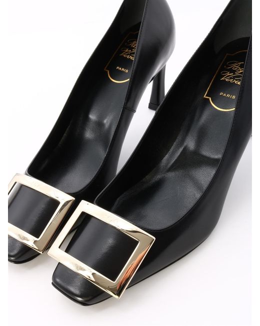 Roger Vivier Black Belle Vivier Trompette Pumps