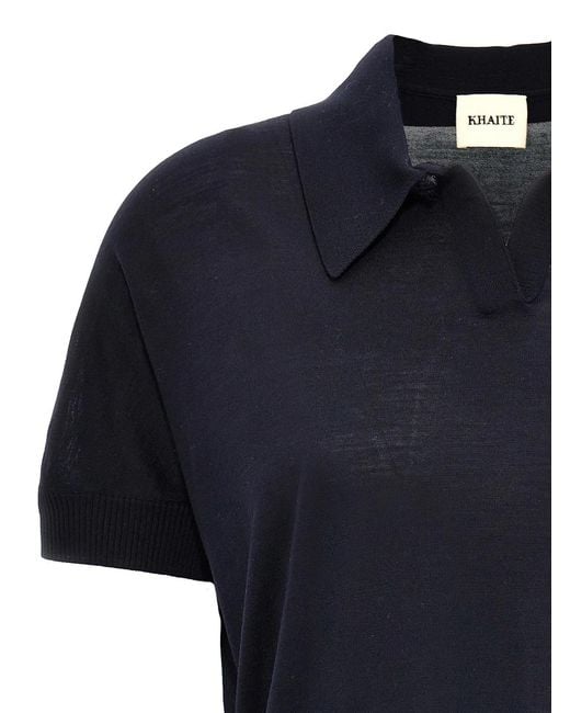 Khaite Blue 'Morgane' Top