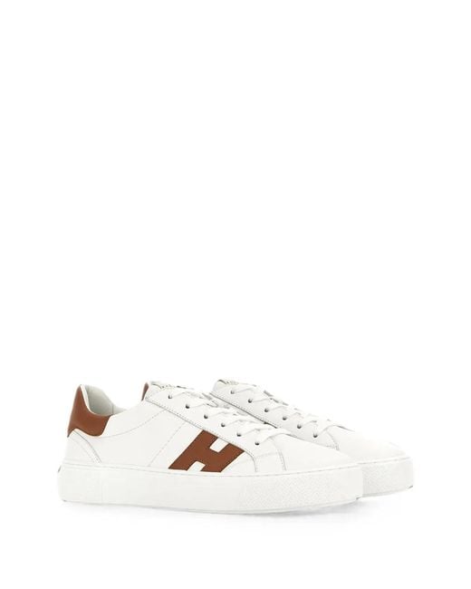 Hogan White Crosswind Sneakers for men