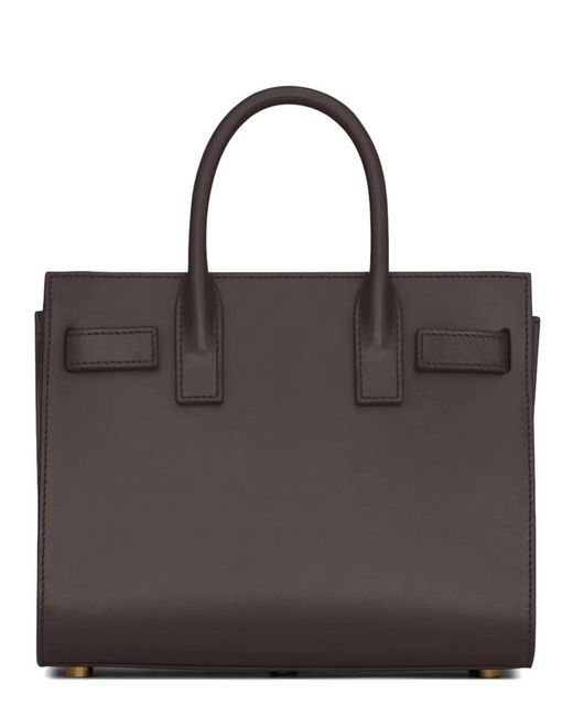 Saint Laurent Brown Calf Skin Handbag