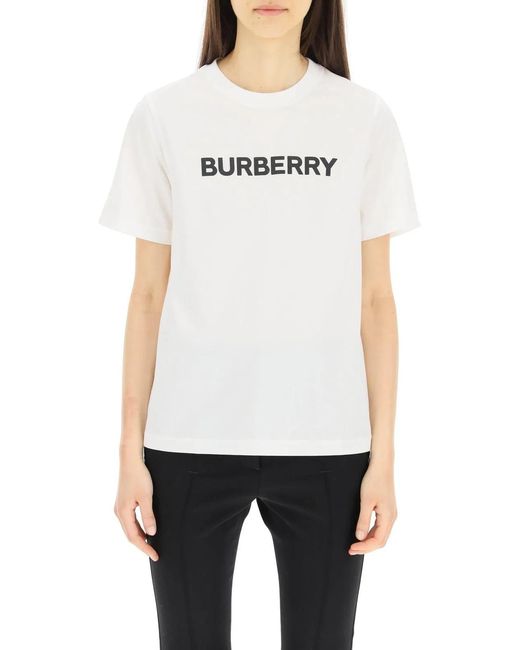 Burberry White Cotton T-Shirt
