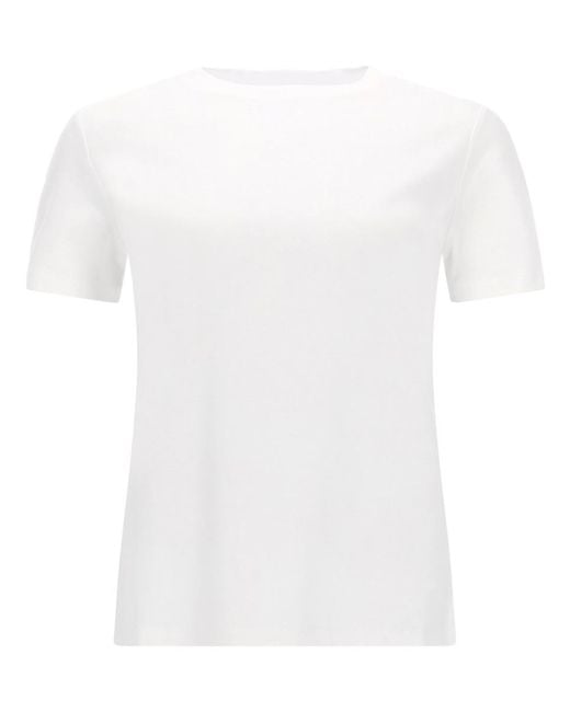 Max Mara White Cotton Tshirt