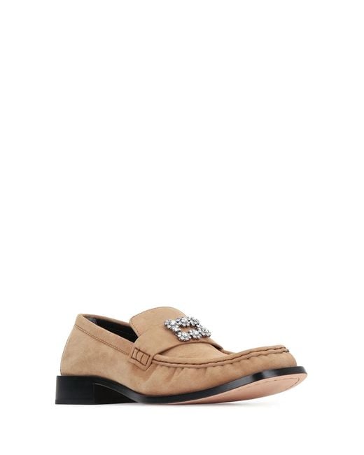 Roger Vivier Multicolor Viv Moc Strass Loafer 25