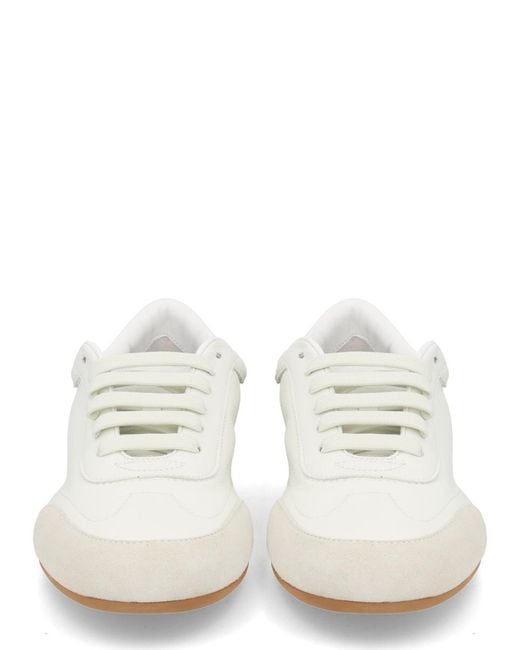 Dolce & Gabbana Natural Dolce & Gabbana Ginnica Soft Leather Sneakers for men