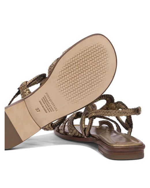 Pons Quintana Brown Rubber Sandals