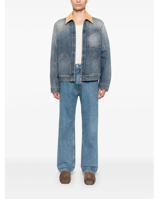 McQueen Blue Denim Jacket for men