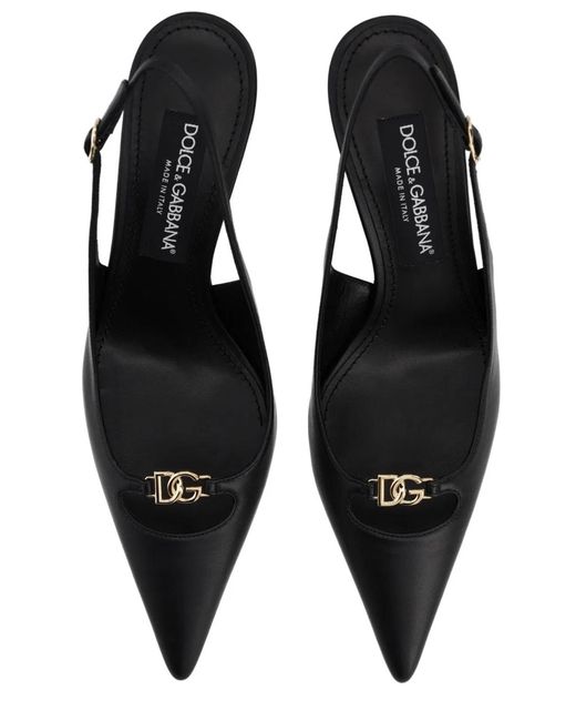Dolce & Gabbana White Dolce & Gabbana Leather Heels