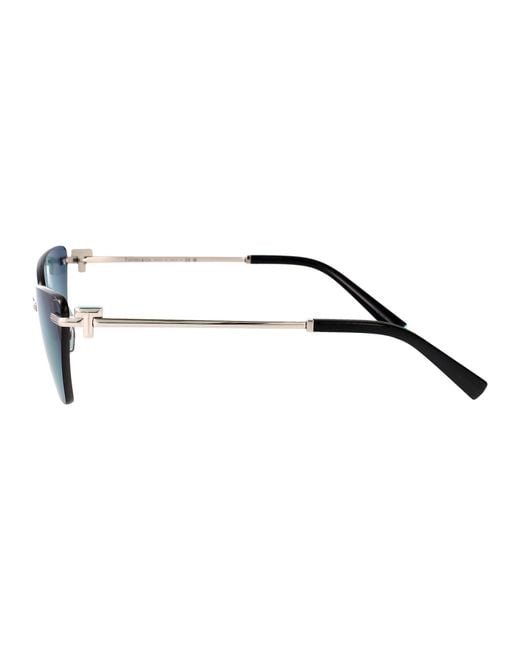 Tiffany & Co Blue Tiffany & Co Metal Sunglasses