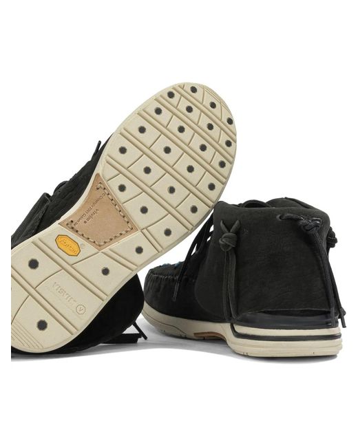 Visvim Black "Lhamo Folk" Lace-Up Boots for men