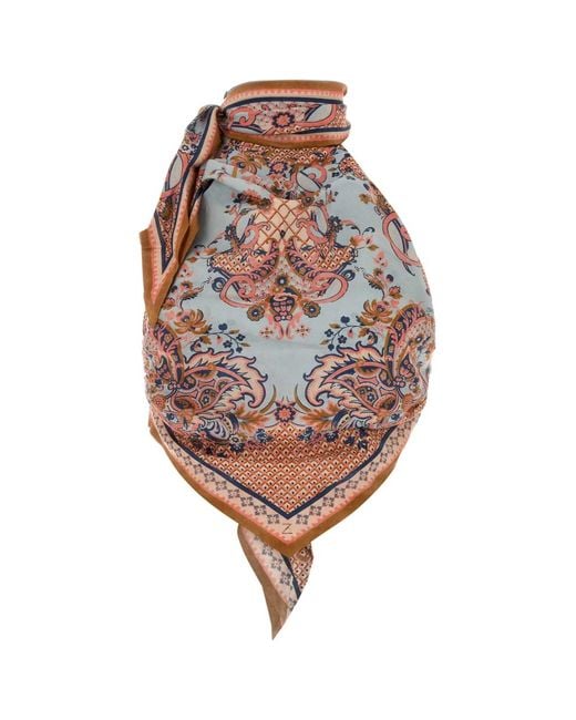 Zimmermann Multicolor Aster Scarf Bodice