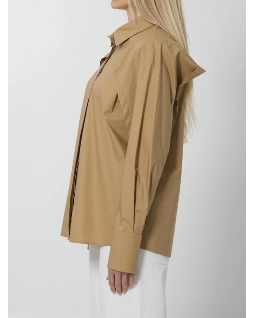 FEDERICA TOSI Natural Open Sleeve Shirt