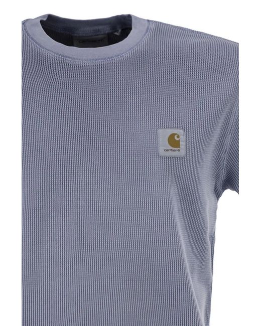 Carhartt Blue T-Shirt With Square Label