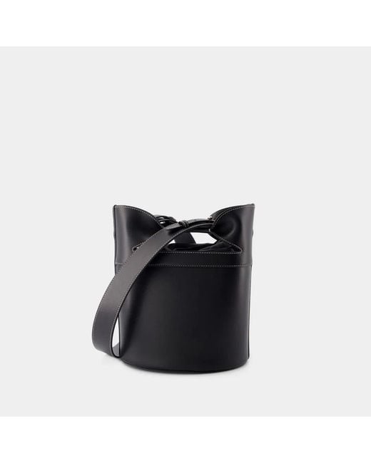 McQueen Black The Bucket Bow Crossbody