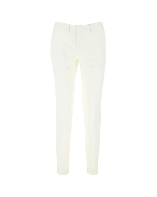 Saint Laurent White Pantalone