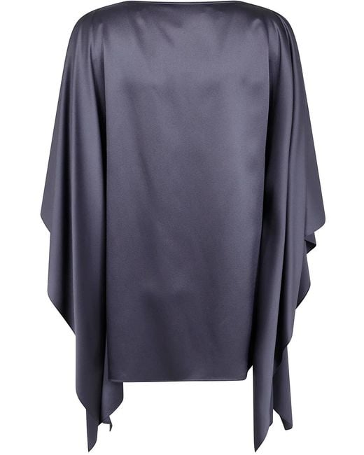 Lanvin Blue Caftan Top
