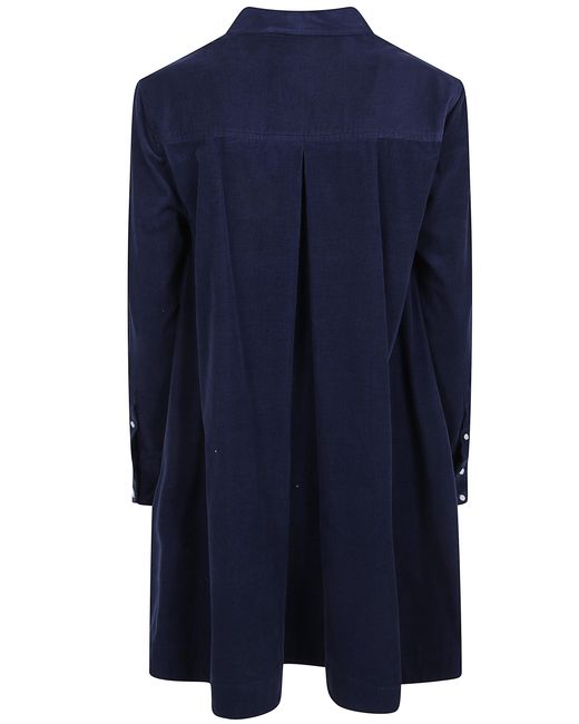 Polo Ralph Lauren Blue Woven A Line Dress