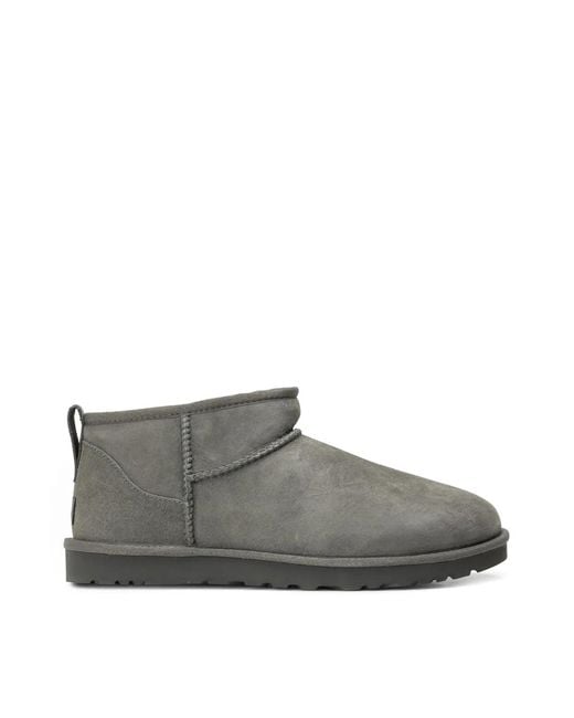 Ugg Gray Classic Ultra Mini Boots for men