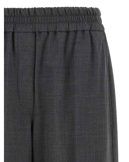 Brunello Cucinelli Gray Wool Pants