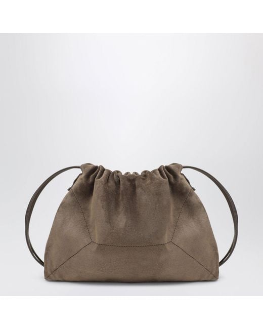 Brunello Cucinelli Brown Bc Duo Monili-Detail Cross Body Bag