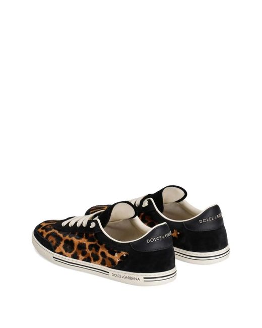 Dolce & Gabbana Black Dolce & Gabbana Saint Tropez Sneaker