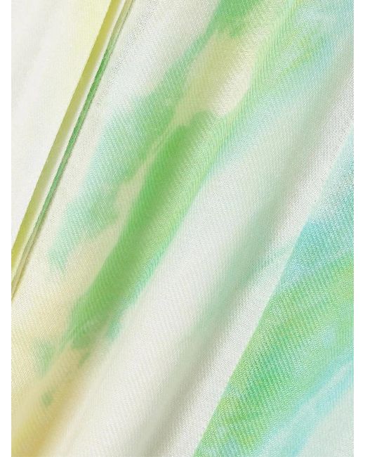 Gabriela Hearst Green Daisy Dress