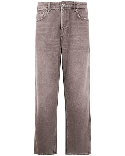 Represent Gray "R3 Baggy" Denim for men