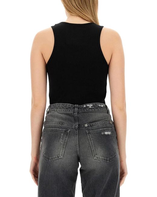 Givenchy Black Tank Top With Logo