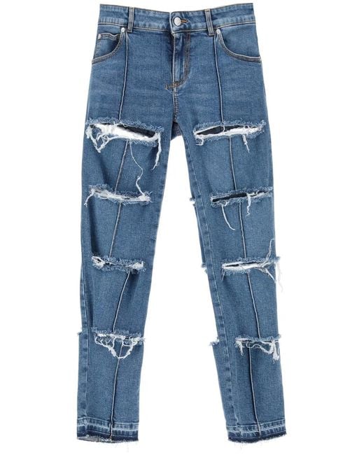 McQueen Blue Denim Pants