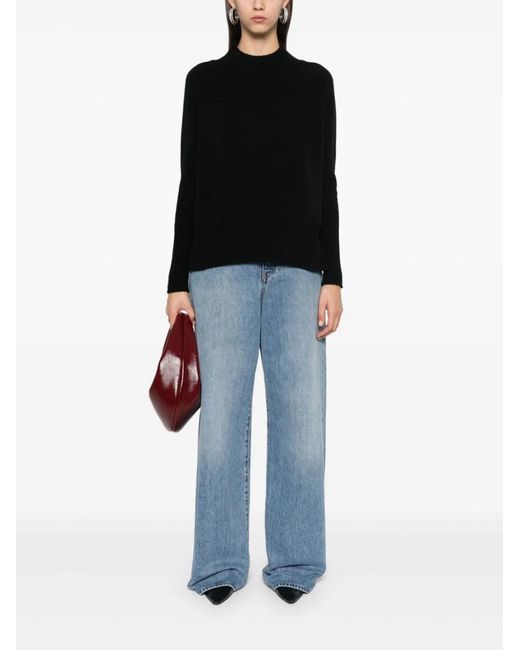 Be You Black Cashmere Turtle-Neck Sweater