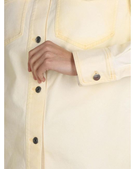 Stella McCartney Natural Denim Shirt Jacket