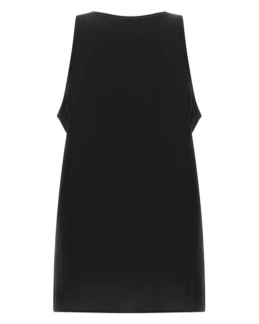 Brunello Cucinelli Black 'Monile' Silk Top