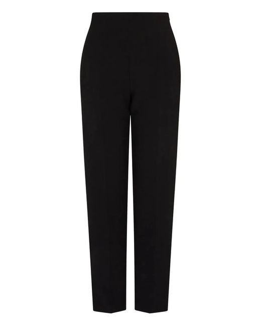 Emporio Armani Black Flat Belly Trouser