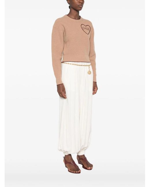 Chloé Natural Chloè Sweaters