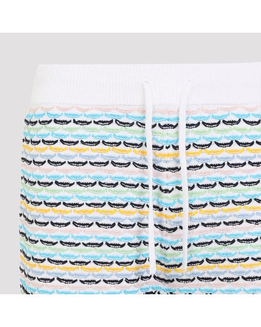 Casablanca Blue Tuck Stitch Short for men